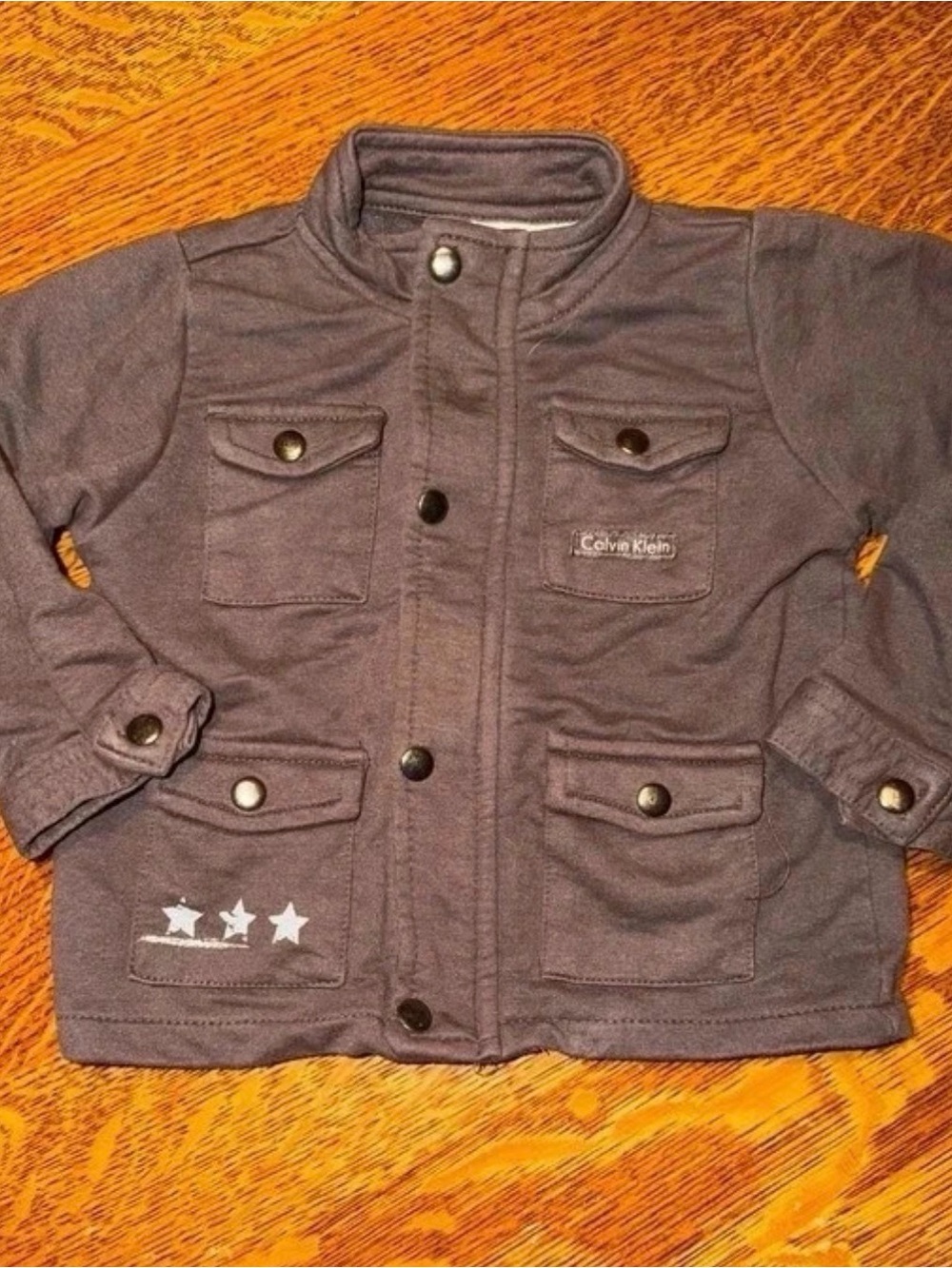 Calvin Klein Toddlers Dark Brown Utility Jacket